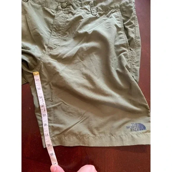 The North Face Men's Flat Front Green Kelp Adventure Shorts Size 36 - Picture 9 of 10